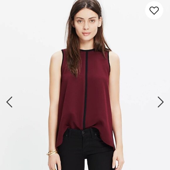 Madewell Crepe Canal Tank Top - Picture 1 of 6